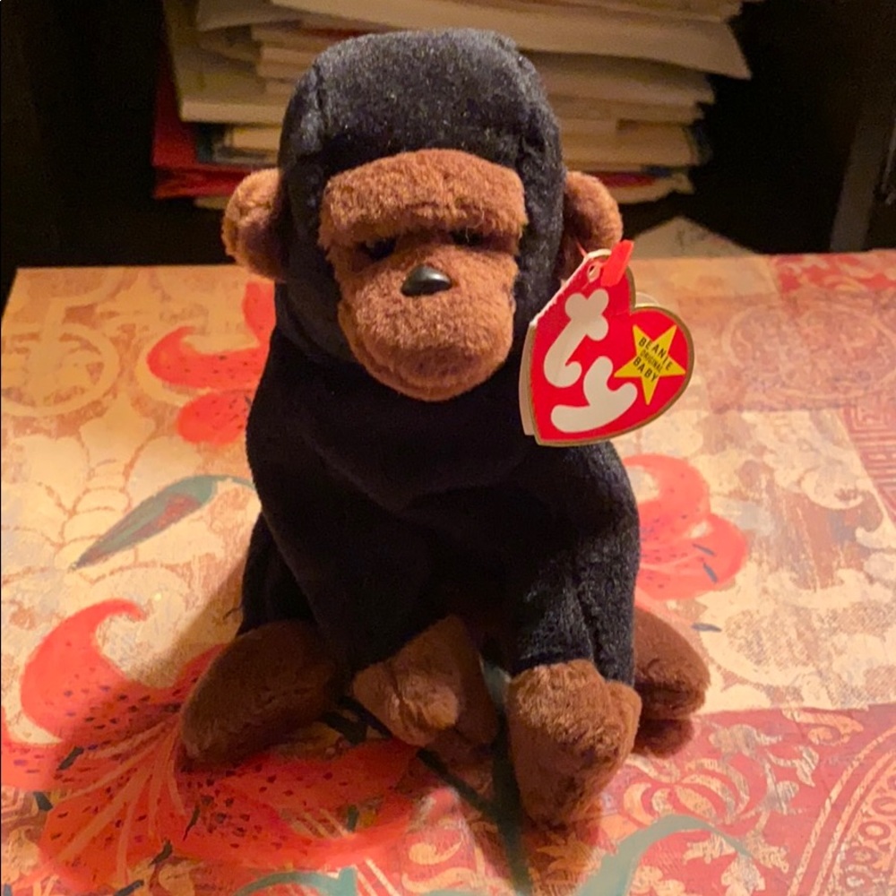 Congo Beanie Baby - Rare with errors